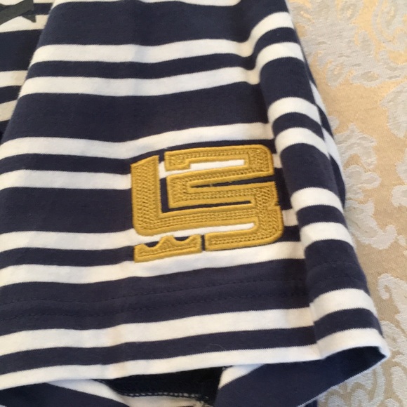 Nike vintage striped Lebron James polo NWOT - Picture 6 of 11